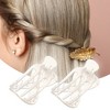 Unique Bargains Women's Plastic Hair Claws 3.39"x1.89"x0.91" 2Pcs - 2 of 4