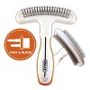 Wahl 2-in-1 Double Row Rake with Shedding Blade Dog Grooming Brushes - 3 of 4