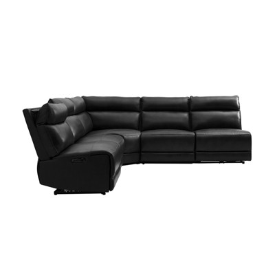 Jean Genuine Leather Power Reclining Corner Sectional | HULALA HOME