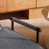 KTMBDW Convertible Sleeper Chair Bed, 4 in 1 Living Room Reading Chair, Arm and Adjustable 5 Position Backrest Single Sofa Bed, Light Grey, Grey - 4 of 4