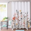 Floral Wave Shower Curtain White - Threshold™ - image 2 of 4