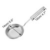 Unique Bargains Home Restaurant Stainless Steel Perforated Ladle Strainer Silver Tone 5.5" Dia - 2 of 4