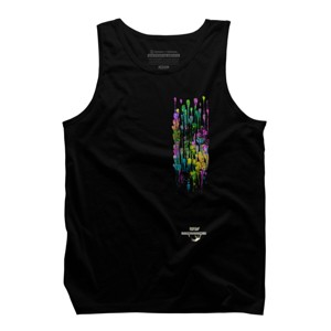 Men's Design By Humans My piano By Sebasebi Tank Top - 1 of 4