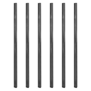 Unique Bargains 304 Stainless Steel Durable Reusable Heart Shape Drinking Straw 8.46" x 0.31"(L*W) - 1 of 4