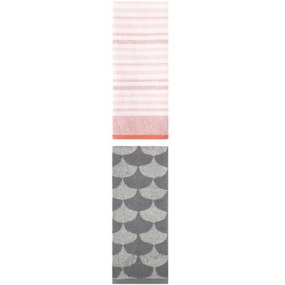 REGALWOVEN Cotton Absorbent Soft Decorative Hand Towel for Bathroom 13" x 29"/13" x 27" 2 Pcs