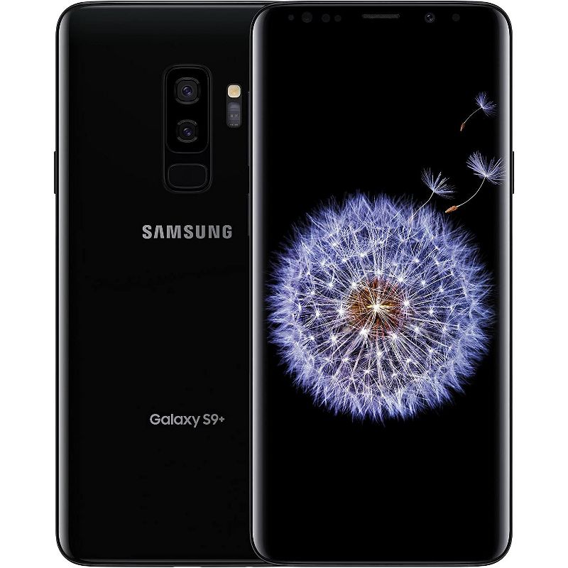 Manufacturer Refurbished Samsung Galaxy S9+ G965U (T-Mobile Only) 64GB Midnight Black (Very Good), 1 of 5