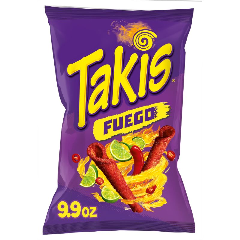Takis Rolled Fuego Tortilla Chips - 9.9oz, 1 of 9