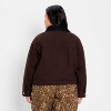 Women's Quilted Barn Jacket - Future Collective Brown - 2 of 3