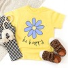 The Juniper Shop Be Happy Flower Toddler Short Sleeve Tee - 2 of 2