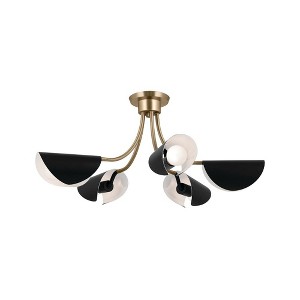 Kichler Lighting Arcus 5 - Light Chandelier in  Champagne Bronze/Black - 1 of 1