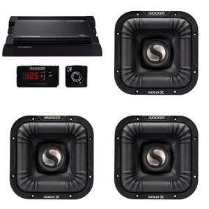 Kicker (2) 49L7X82 - SoloX L7X 8-Inch Competition Subwoofers & WXA3600.1 Warhorse Mono Amplifier - 1 of 4