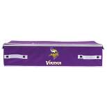 NFL Franklin Sports Minnesota Vikings Under The Bed Storage Bins - Large