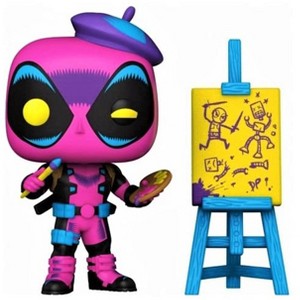 Funko POP! Marvel Artist Deadpool Blacklight Exclusive Figure #887 - 1 of 4