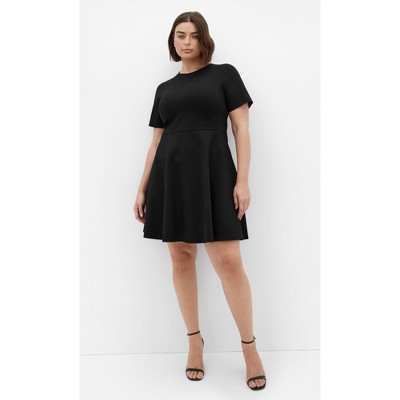 Women's Plus Size Cariline Dress - black | CITY CHIC
