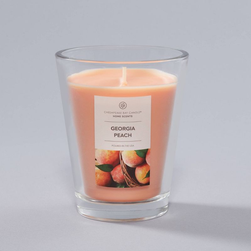 11.5oz Jar Candle Georgia Peach - Home Scents by Chesapeake Bay Candle, 4 of 9