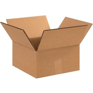 Box Partners Double Wall Boxes 14" x 14" x 6" Kraft 15/Bundle HD14146DW - 1 of 4