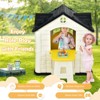 Infans Kid's Playhouse Games Cottage w/ 7 PCS Toy Set & Waterproof Cover Yellow - 4 of 4