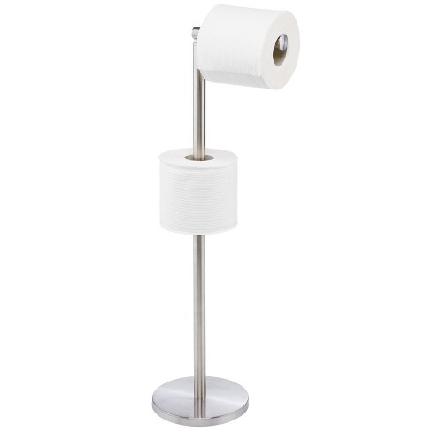 Pink Toilet Paper Holder, Modern Free Standing Toilet Paper Holder