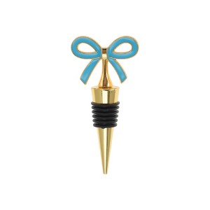 Unique Bargains Bottle Stoppers Thin Bow Style Zinc Alloy Aluminum Alloy TPR 3.82"x1.81"x0.79" 1 Pc - 1 of 3