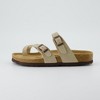 CUSHIONAIRE Luna Cork Footbed Women's Sandals-Comfortable Slip-On Slides with Adjustable Straps & Memory Foam|Beach Essential Summer Sandals for Women - 2 of 4