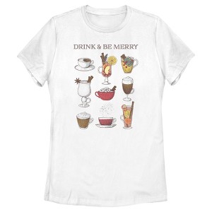 Women's Lost Gods Drink and Be Merry T-Shirt - 1 of 4