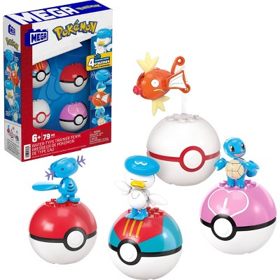 Mega Construx Pokemon Water Type Trainer Team