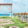 VEVOR 4PCS Gold Metal Column Wedding Flower Stand, 31.5inch High With Metal Laminate, Vase Geometric Centerpiece Stands, Cylindrical Floral Display - 2 of 4