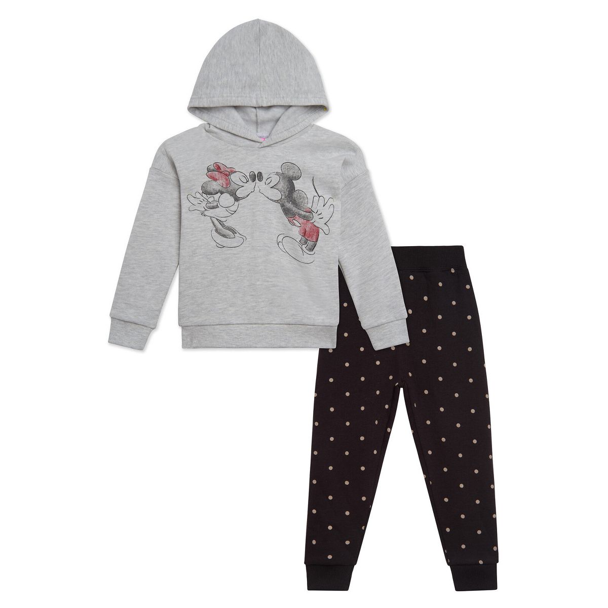 Disney Baby Girls' 2-Piece Fleece Hoodie and Pants Set Infant - thumbnail 7