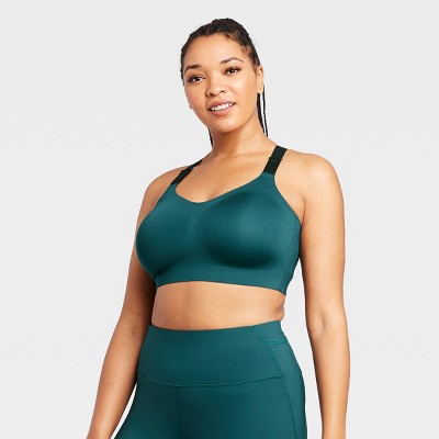 zip front sports bra target