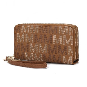 MKF Collection Hofstra M Signature Wristlet Wallet Vegan Leather Card Slots by Mia K - 1 of 4