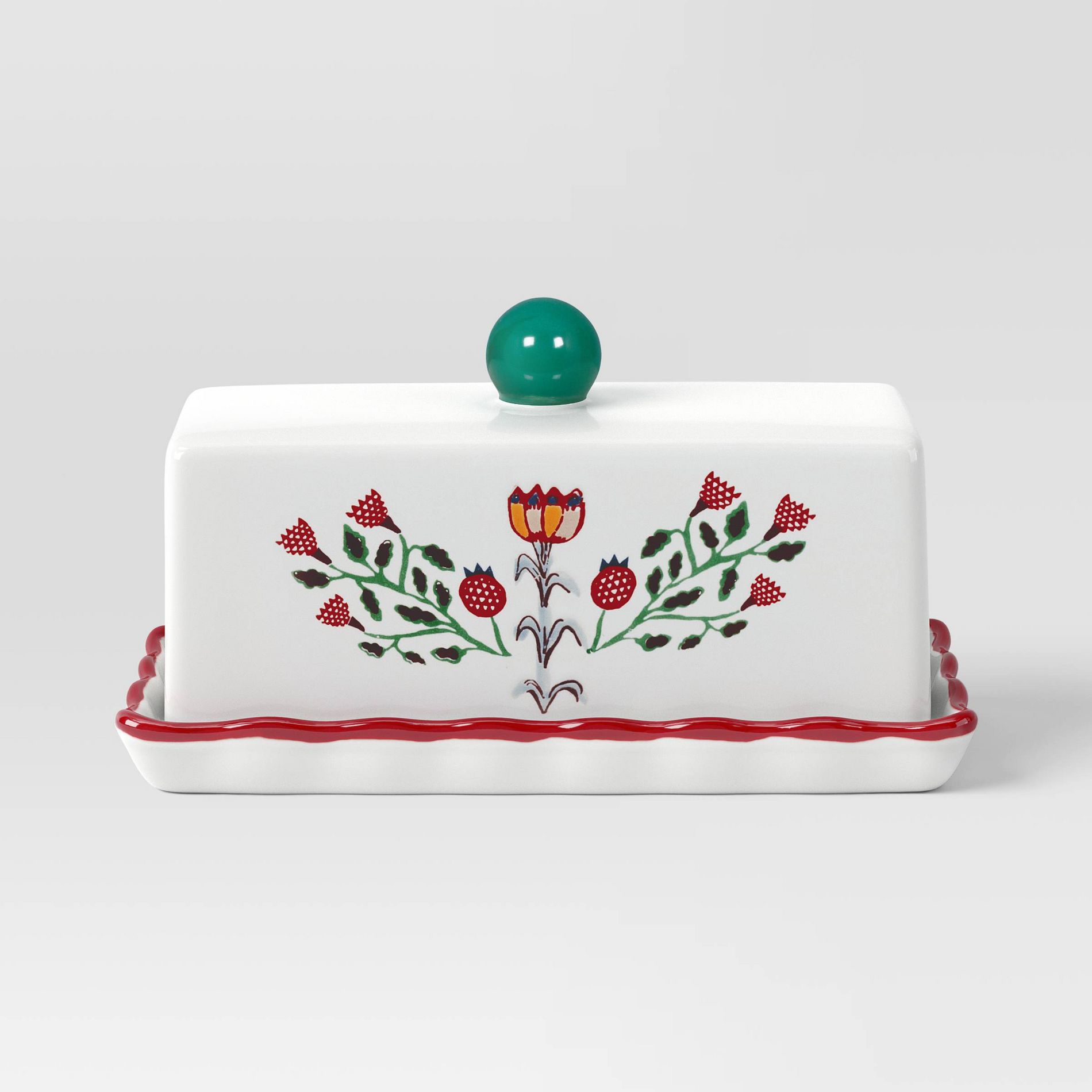 12 fl oz Stoneware Butter Dish - Threshold™