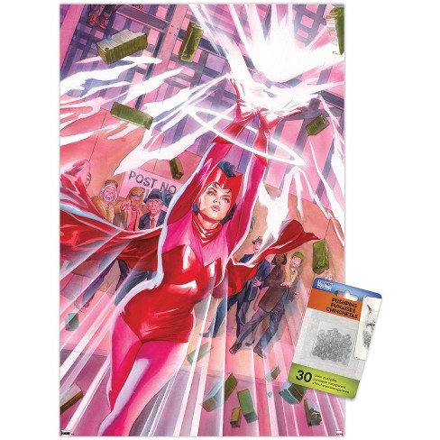 Trends International Marvel Comics Scarlet Witch - Avengers Vs. X-men #0  Framed Wall Poster Prints Black Framed Version 22.375 X 34 : Target