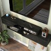 miBasics Timedrift Modern 1 Shelf Floating TV Stand for TVs up to 65" - 3 of 4