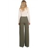Women's TWILL WIDE LEG FLAP POCKET PANTS - lemon tree design - 3 of 3