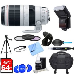 Canon EF 100-400mm f/4.5-5.6L IS II USM Lens w/ 64GB & Additional Accessories - 1 of 4