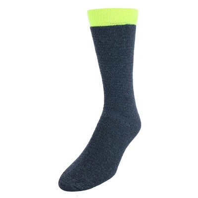 Ctm Men's Hi-vis Work Boot Socks (2 Pack) : Target