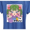 Women's - Instant Message - Cute Anime Girl Short Sleeve Graphic T-Shirt - 2 of 4