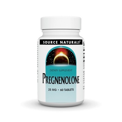 Pregnenolone 25mg by Source Naturals, Inc.  -  60 Tablet