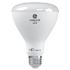GE 4pk 65W Relax BR30 LED Indoor Floodlight Bulbs Soft White: Dimmable, Energy Star, 2700K, Recessed & Can Light Use - 2 of 4