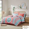 Sapphtopaz Boho Medallion Print Comforter Set, 4 Piece Twin Sheet Set, Quilts Twin Size with Comfy Breathable Bed Sheets for Women, Men, Kids & Teens - 2 of 4