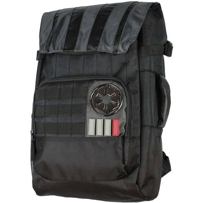 Star Wars Darth Vader Costume School Bag Padded Sleeve Tech Laptop Backpack Black, 1 of 8