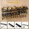 Itopfox Heavy Duty Power Tool Organizer Wall Mount with 4-Tier Storage, Holds 12 Drills and Accessories, Utility Rack for Garage Workshop for Men - 3 of 4