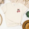 Merry Xmas Ornament Quilted Print - Women's Short Sleeve Graphic T-Shirt - 3 of 4