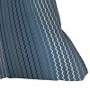 Sheila Wenzel Ganny Zig Zag Stripes Outdoor Throw Pillow Blue/Gray - Deny Designs - 2 of 3