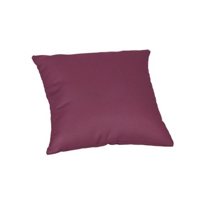 Casual Cushion Solid Sunbrella Fabric 1-Piece Indoor/Outdoor Square Throw Pillow