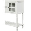 NicBex Buffet Cabinet with Storage Farmhouse Wood Kitchen Sideboard Console Table with Bottom Shelf and Adjustable Shelves for Living Room - 3 of 4
