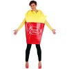 HalloweenCostumes.com One Size Fits Most   Fast Food Fries Adult Costume, Yellow/Red - 2 of 4