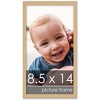 PosterPalooza | Photo Size Minimalist Yellow Picture Frame - UV Acrylic, Foam Board Backing, Hanging Hardware - 2 of 4