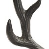 Split P Antler Rustic Brown Iron Stocking Hanger - 3 of 4