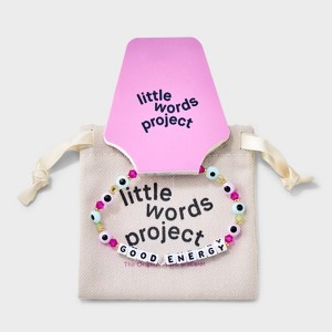 Little Words Project Good Energy Beaded Bracelet - Pink - 1 of 4